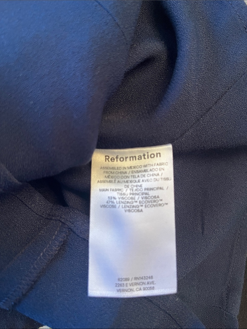 Reformation Navy and White Floral Camisole Top - Picture 5 of 5
